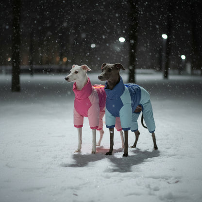 Heated dog visibility coat LED Winter Jacket